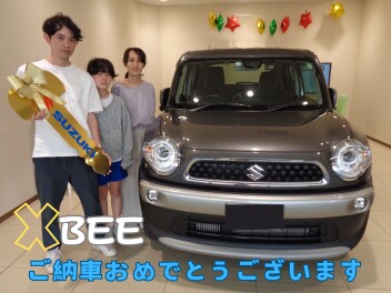 クロスビーご納車おめでとうございます★